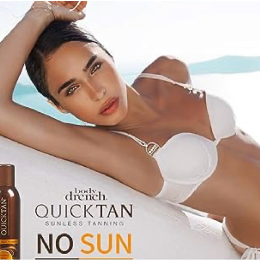Body Drench Quick Tan Instant Self Tanning Spray. Medium-Dark.
